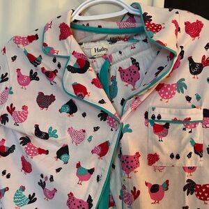 Hatley Multicolor Chicken Print Pajama Set